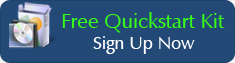 Free Quickstart Kit - Sign up box with